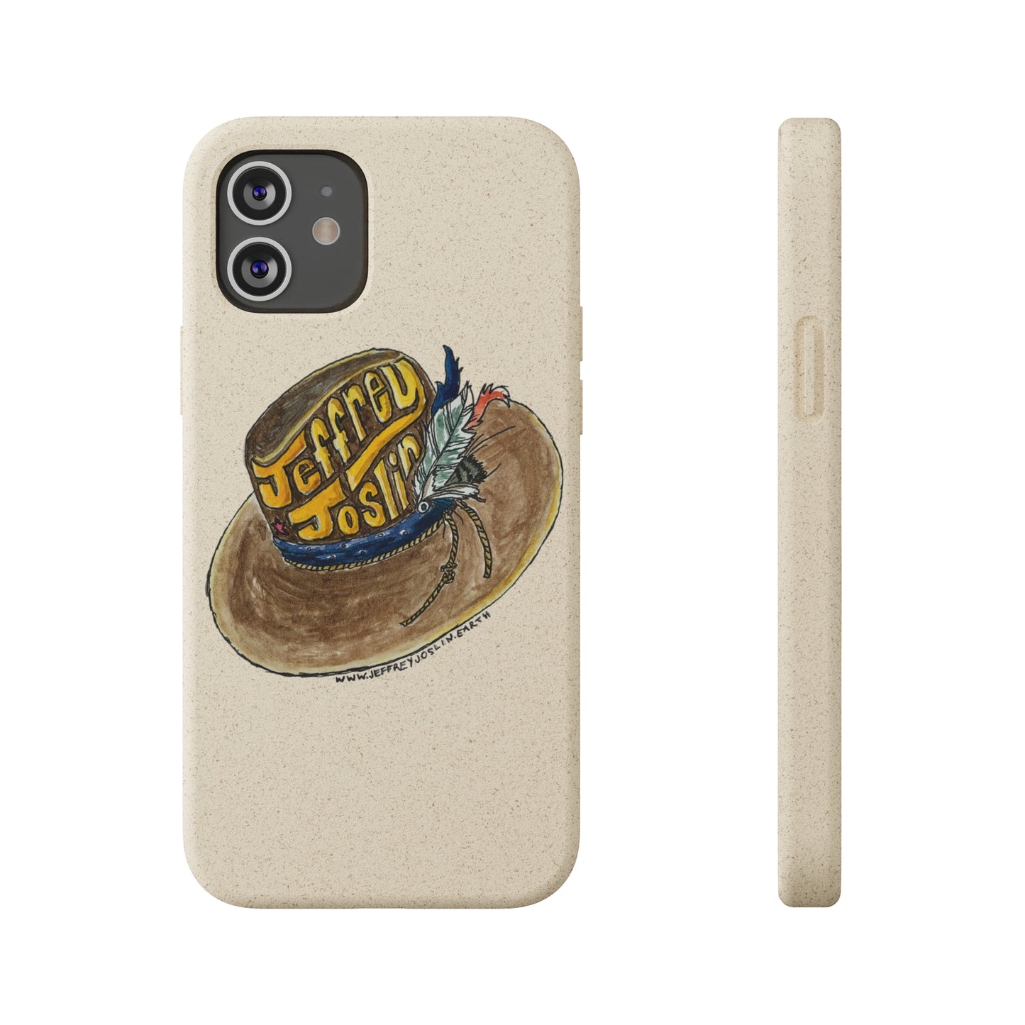 JJ Watercolor Hat Biodegradable Phone Cases