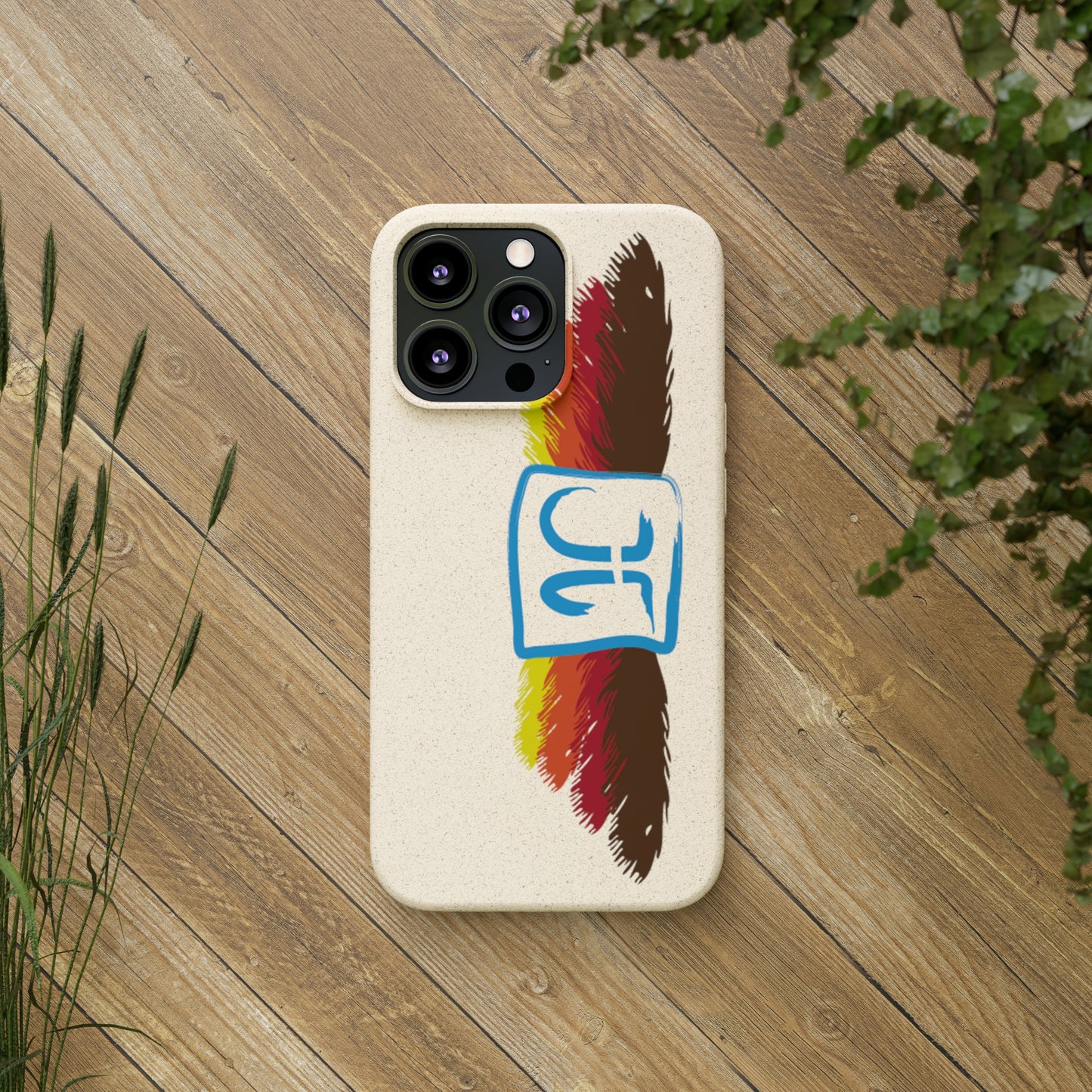 Jeffrey Joslin Feather Logo Biodegradable Phone Cases