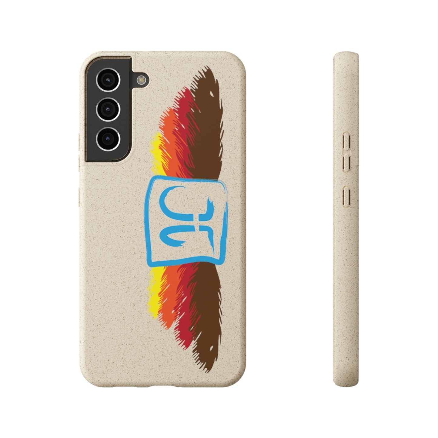 Jeffrey Joslin Feather Logo Biodegradable Phone Cases