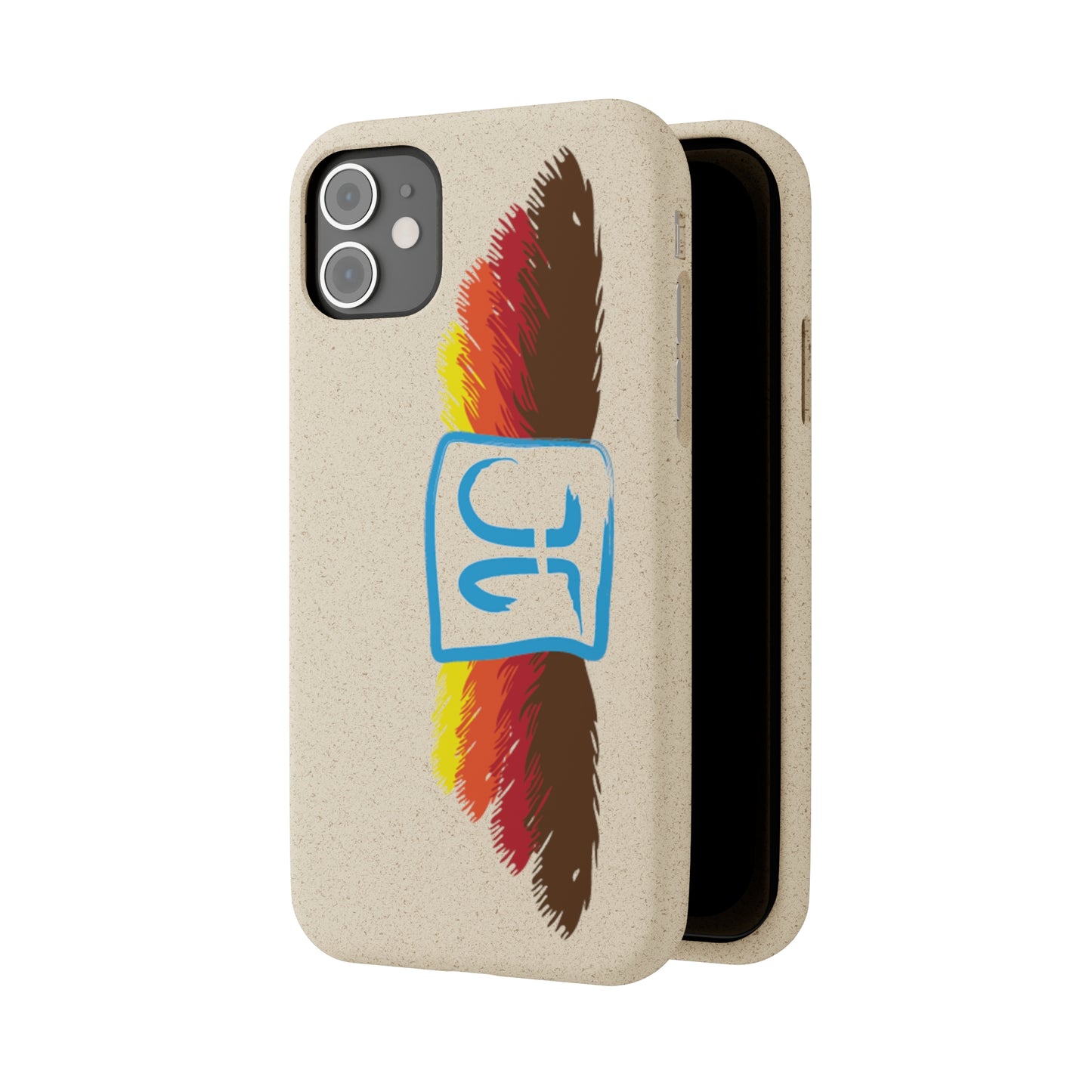 Jeffrey Joslin Feather Logo Biodegradable Phone Cases