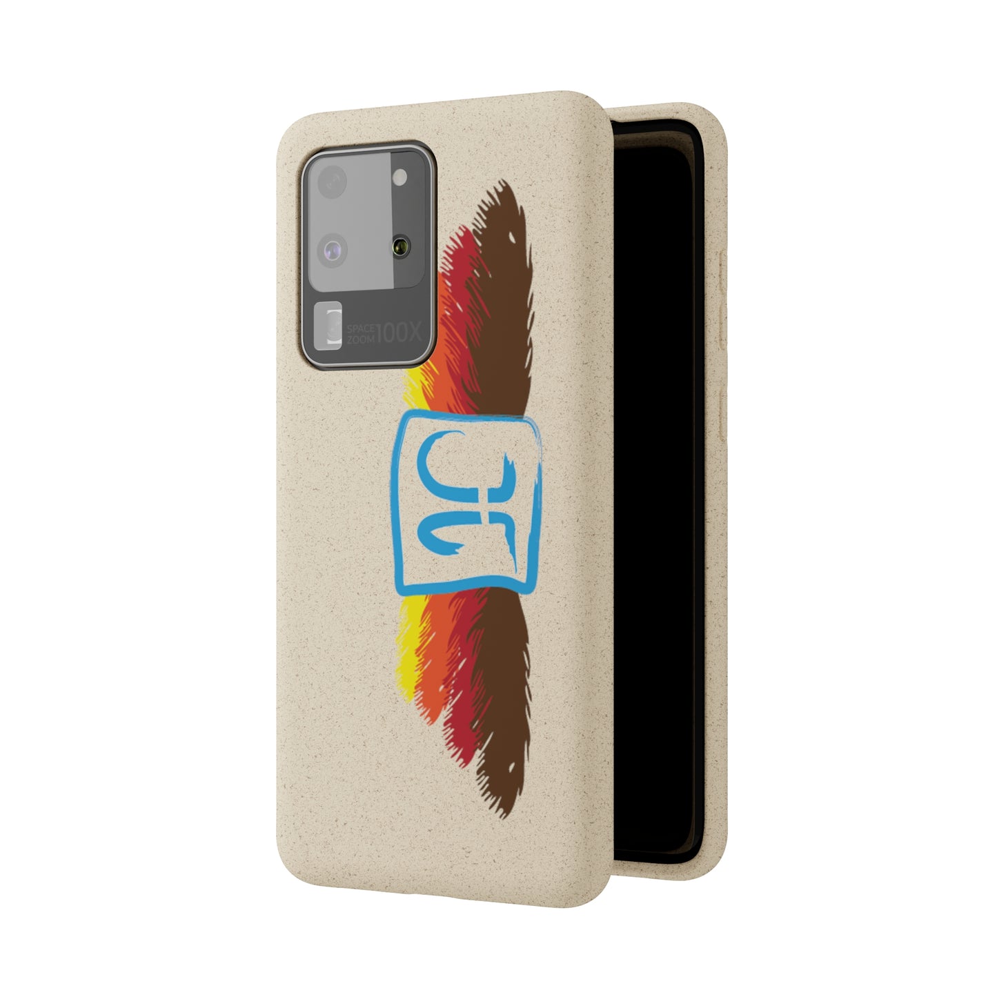 Jeffrey Joslin Feather Logo Biodegradable Phone Cases