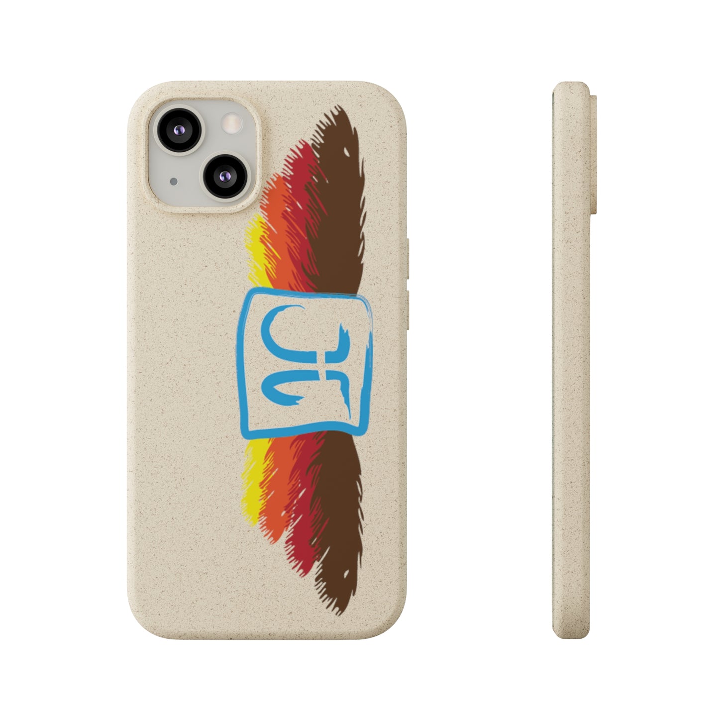 Jeffrey Joslin Feather Logo Biodegradable Phone Cases