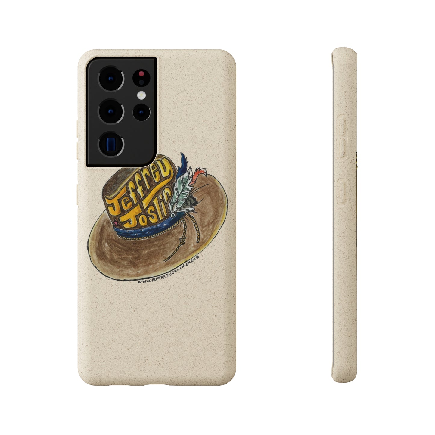 JJ Watercolor Hat Biodegradable Phone Cases