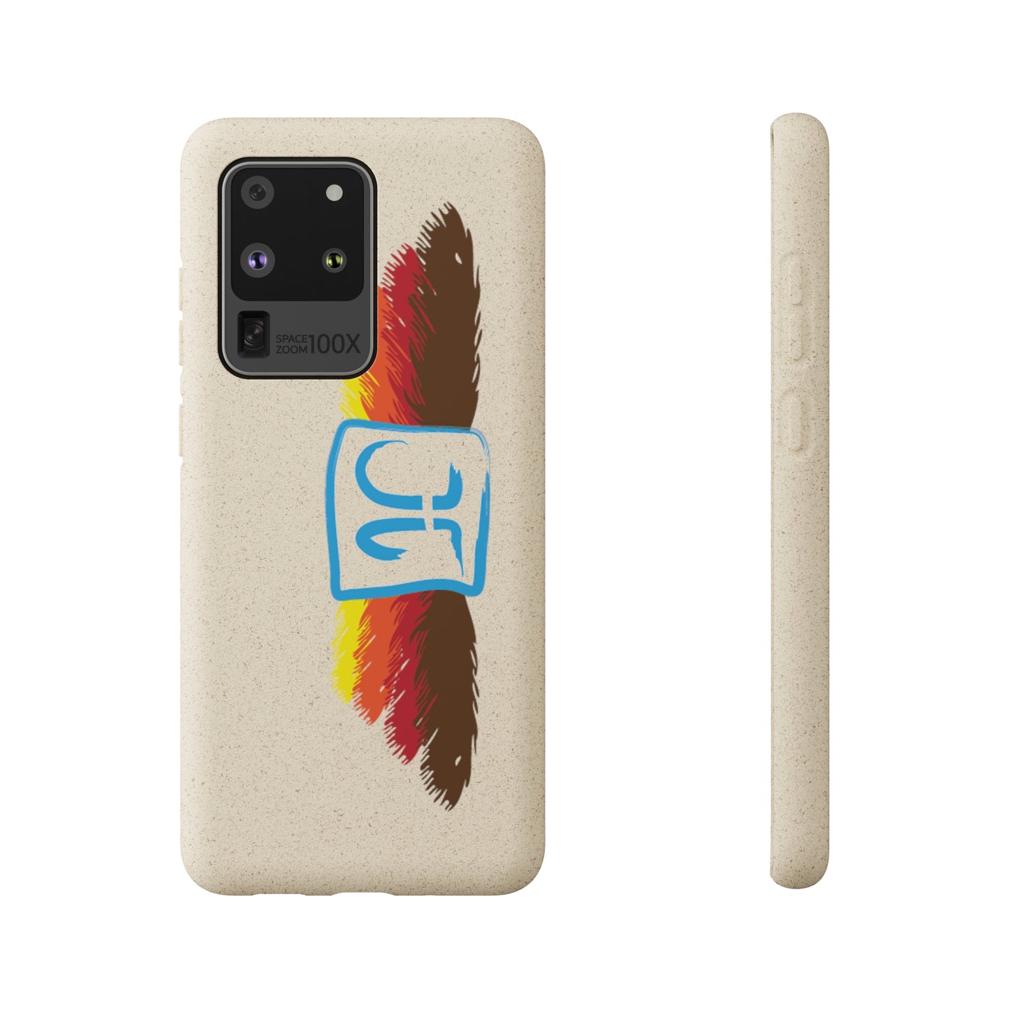 Jeffrey Joslin Feather Logo Biodegradable Phone Cases