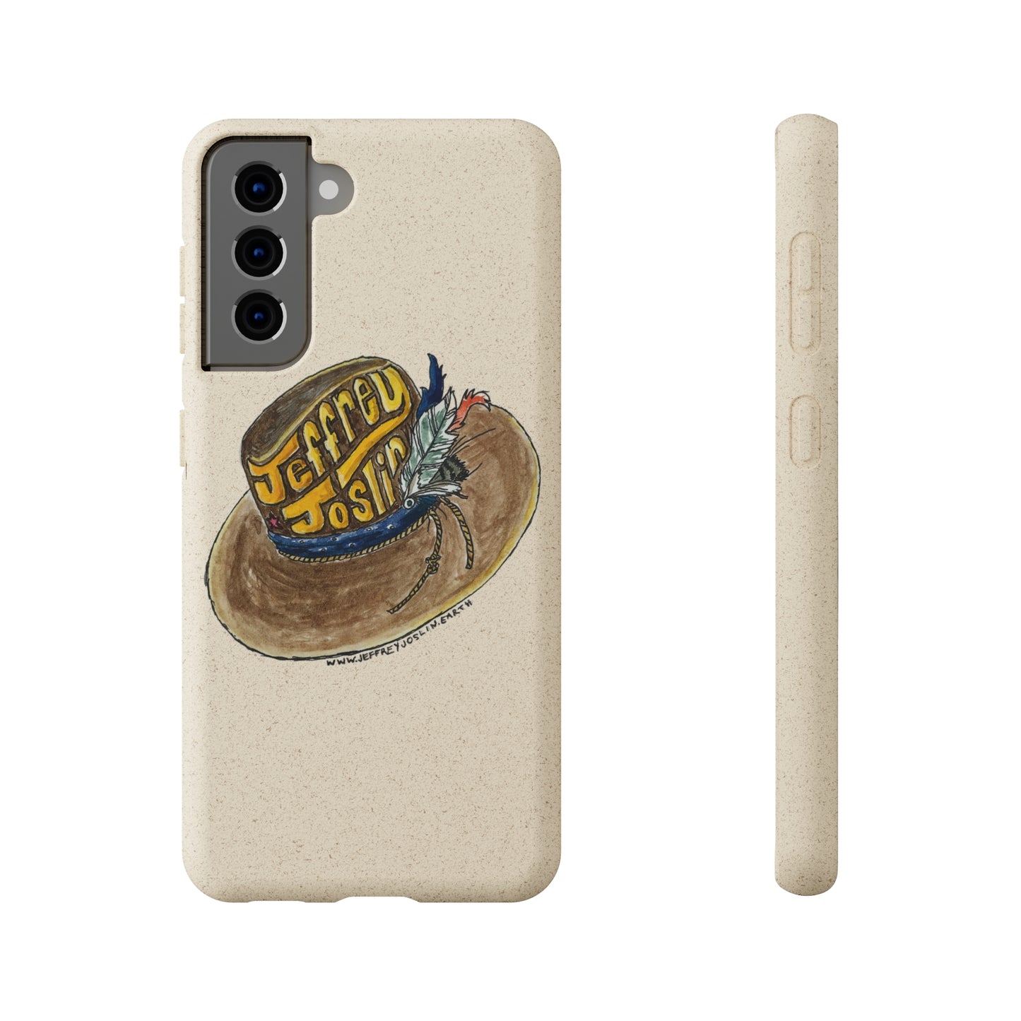 JJ Watercolor Hat Biodegradable Phone Cases