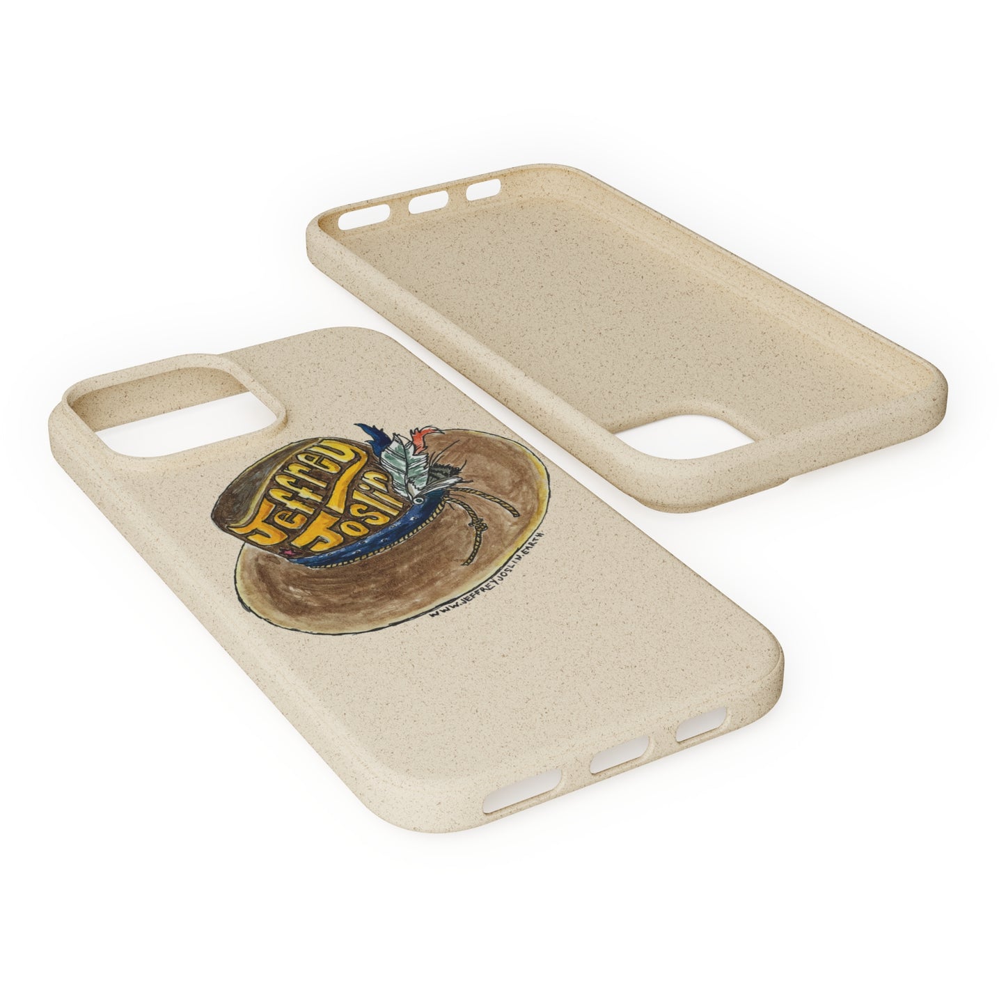 JJ Watercolor Hat Biodegradable Phone Cases