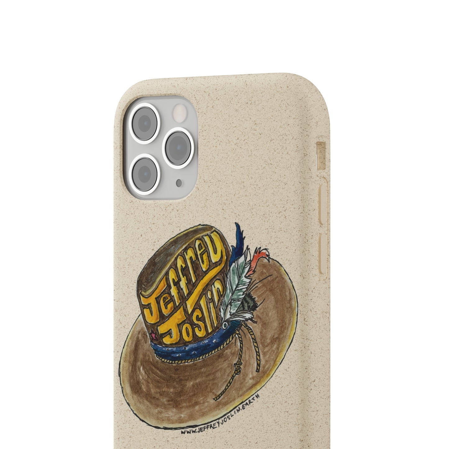 JJ Watercolor Hat Biodegradable Phone Cases