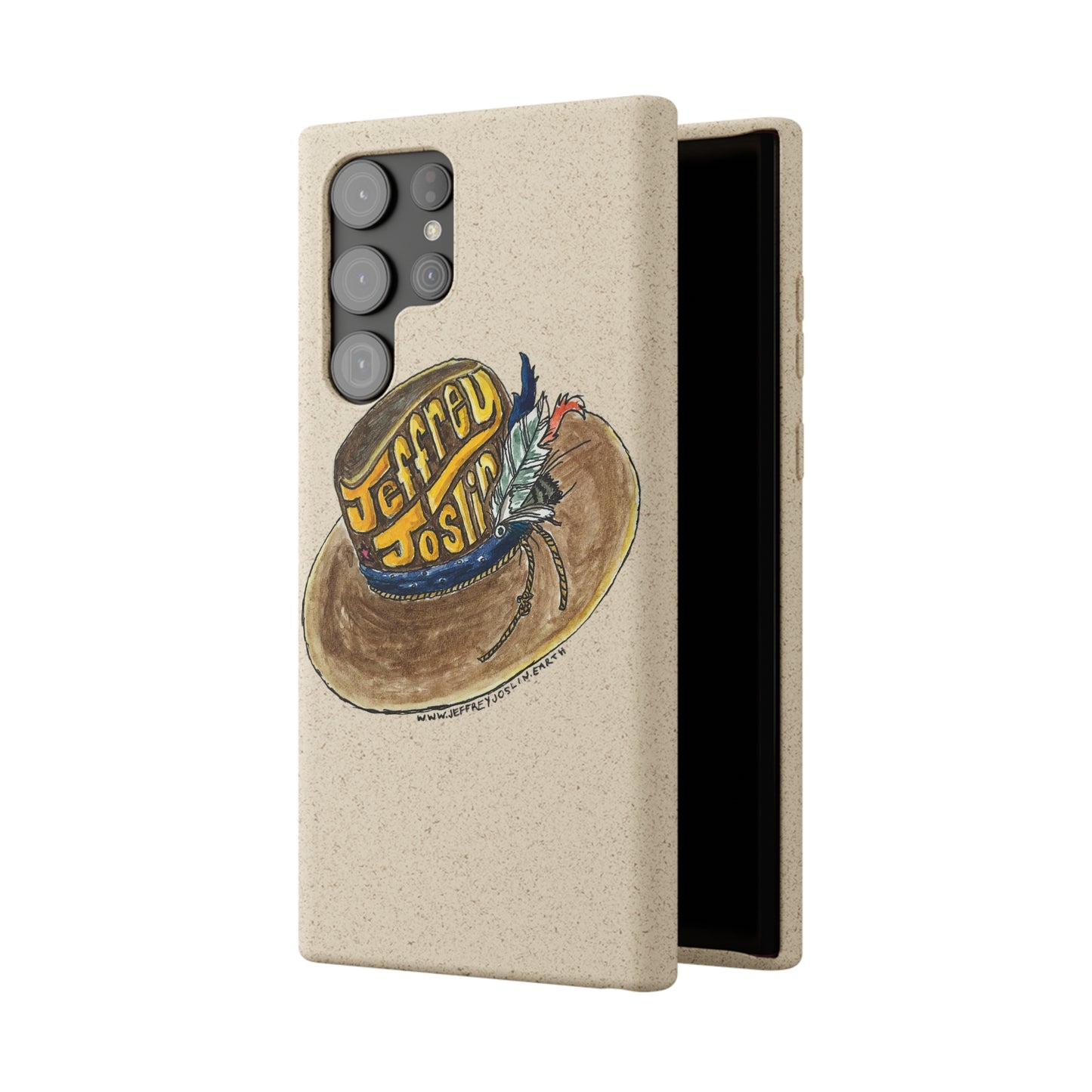 JJ Watercolor Hat Biodegradable Phone Cases