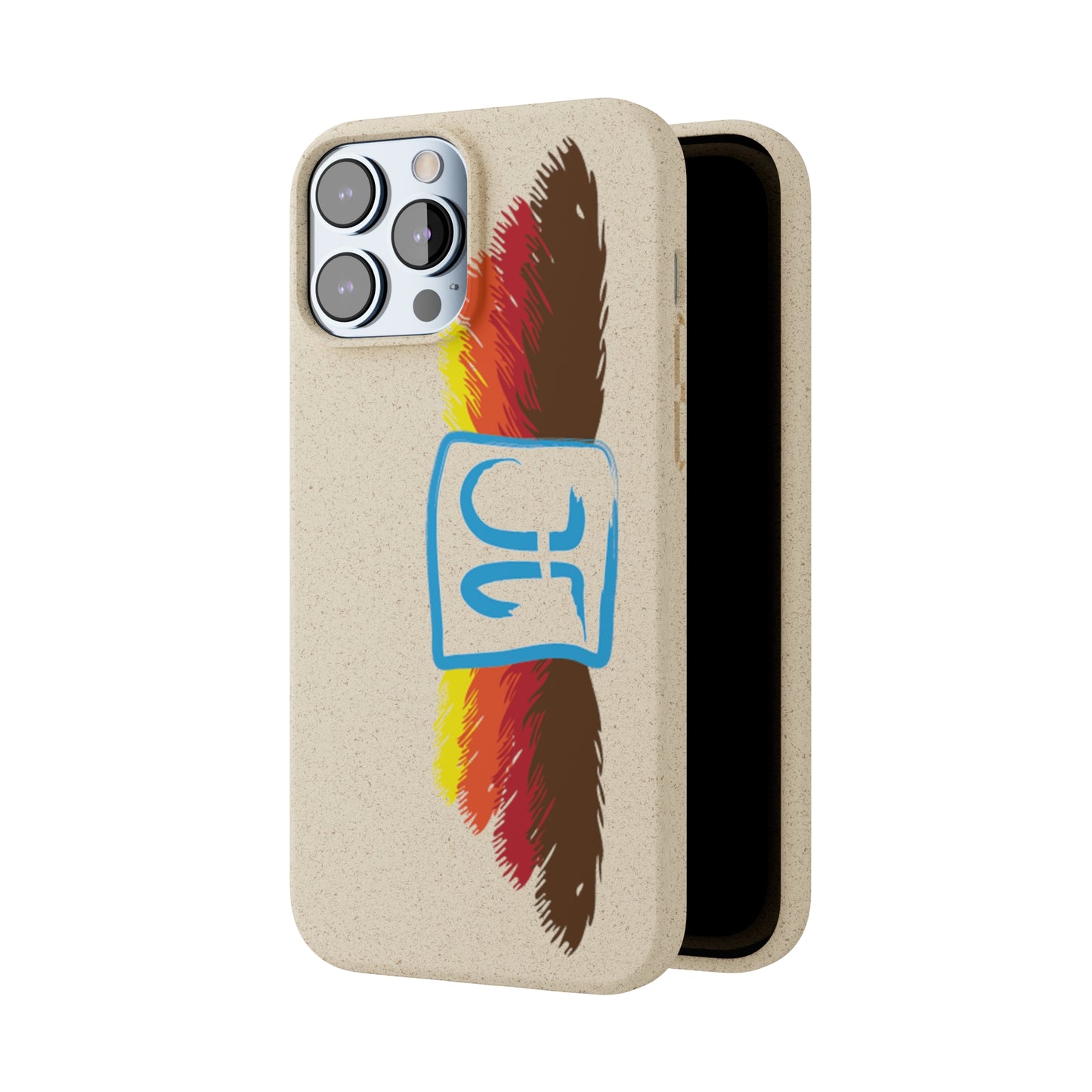 Jeffrey Joslin Feather Logo Biodegradable Phone Cases