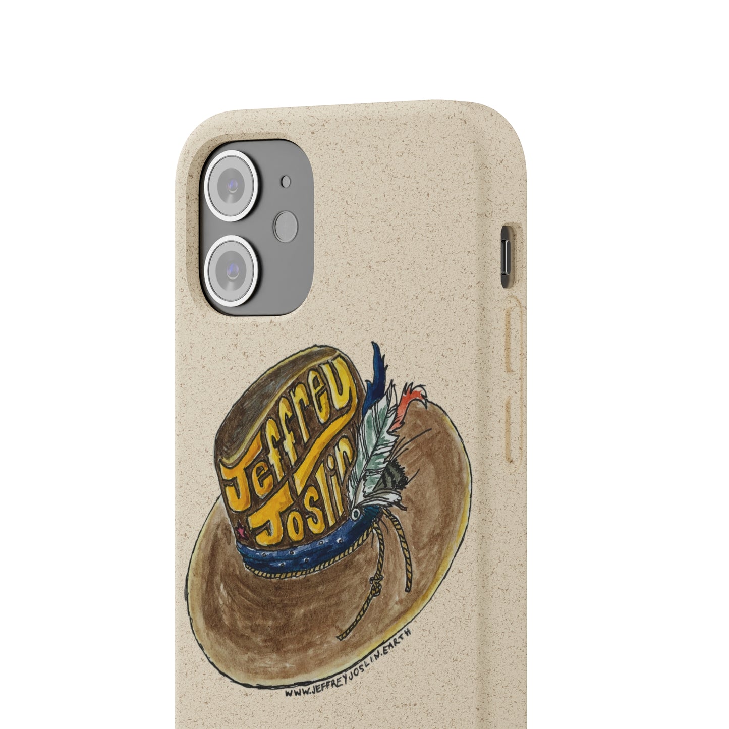 JJ Watercolor Hat Biodegradable Phone Cases