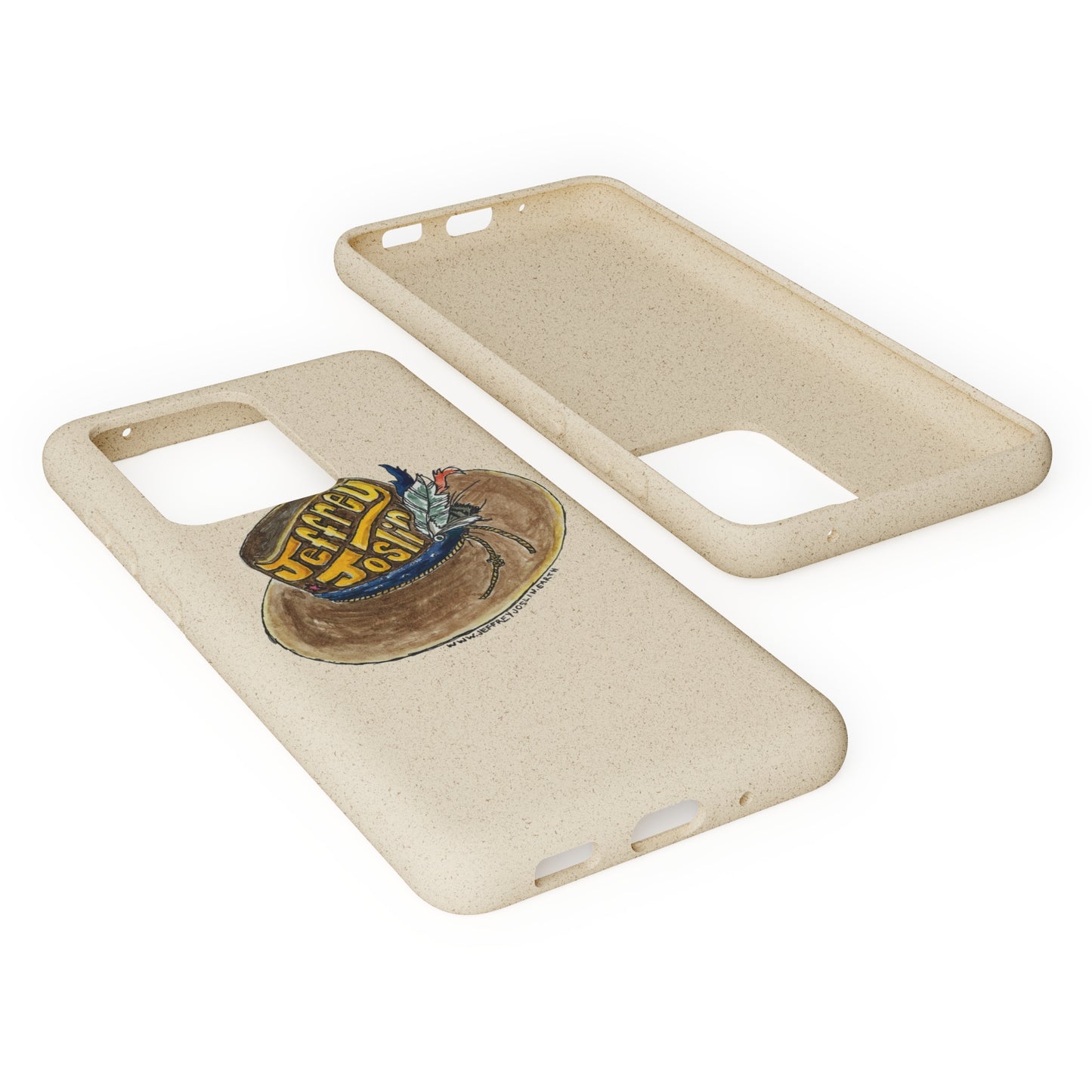 JJ Watercolor Hat Biodegradable Phone Cases