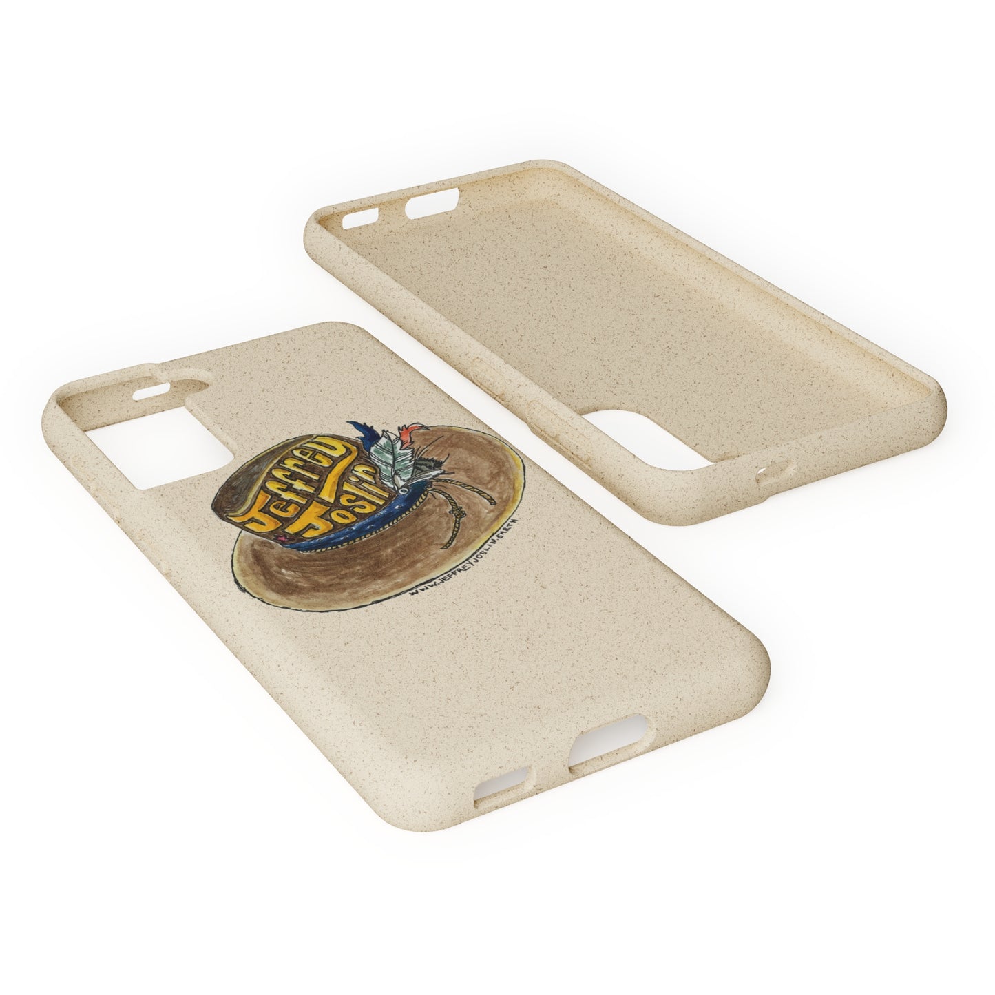 JJ Watercolor Hat Biodegradable Phone Cases