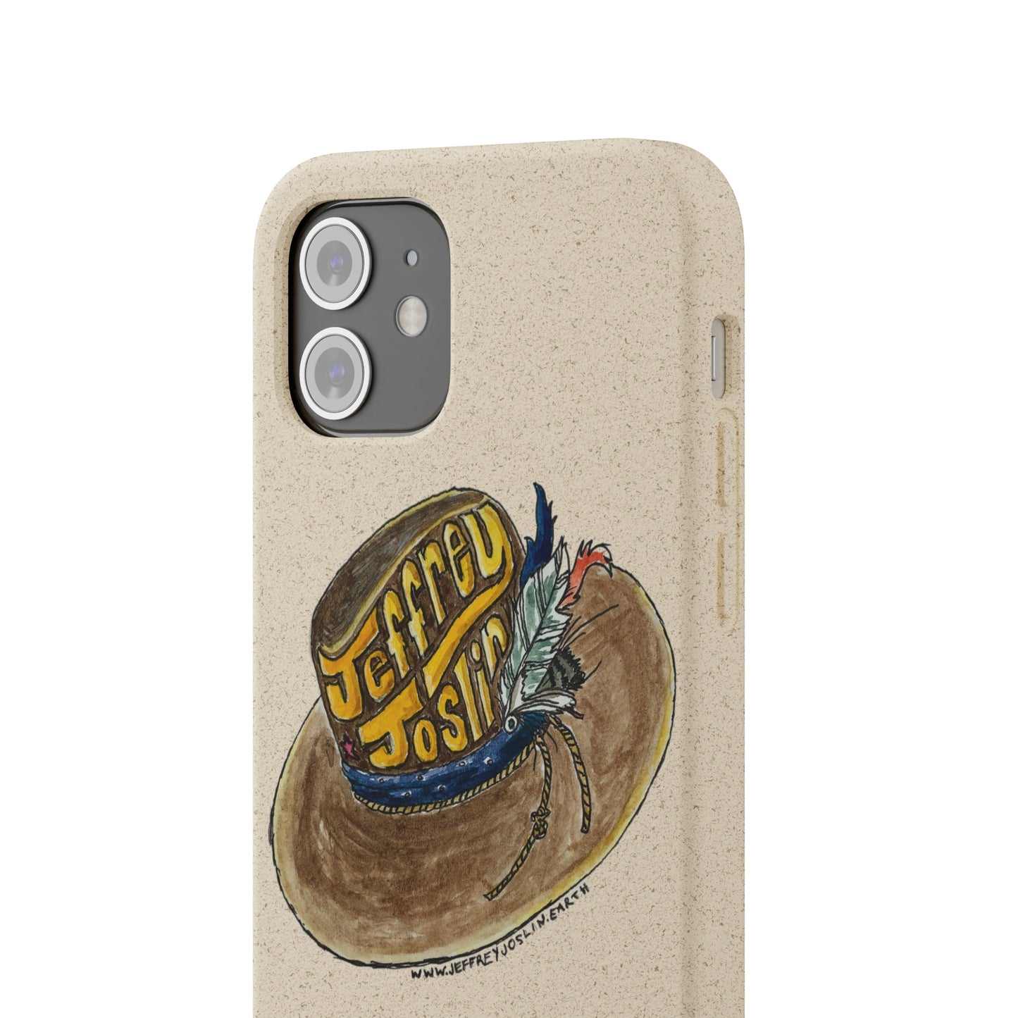 JJ Watercolor Hat Biodegradable Phone Cases