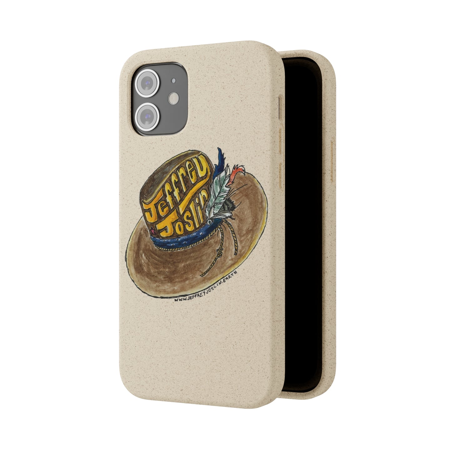 JJ Watercolor Hat Biodegradable Phone Cases