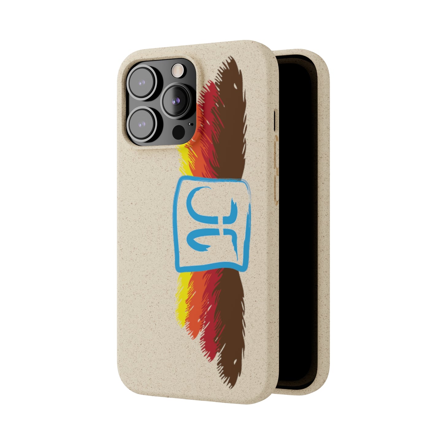 Jeffrey Joslin Feather Logo Biodegradable Phone Cases