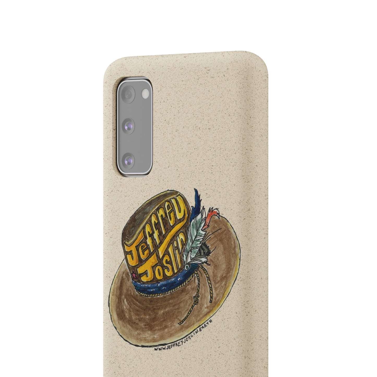 JJ Watercolor Hat Biodegradable Phone Cases