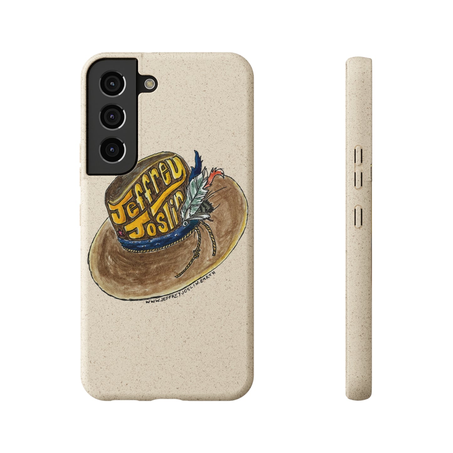 JJ Watercolor Hat Biodegradable Phone Cases