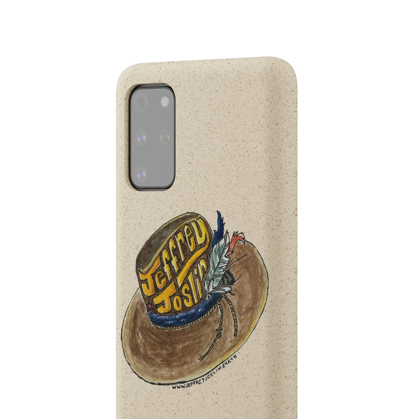 JJ Watercolor Hat Biodegradable Phone Cases