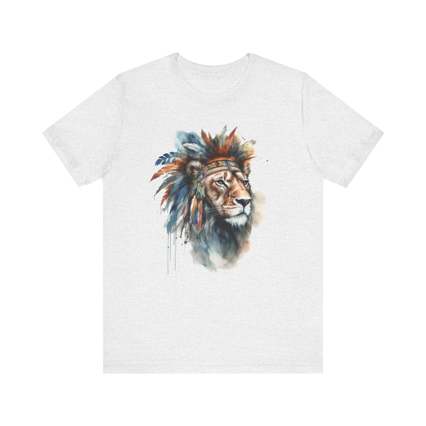 Native Lion Watercolor Tee