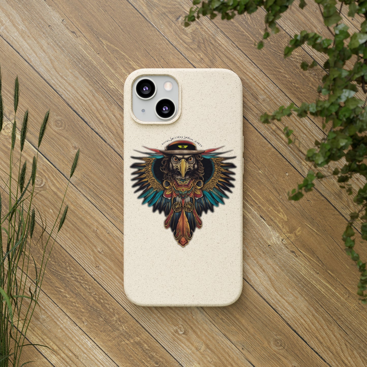 Jeffrey Joslin Hawk Biodegradable Phone Cases