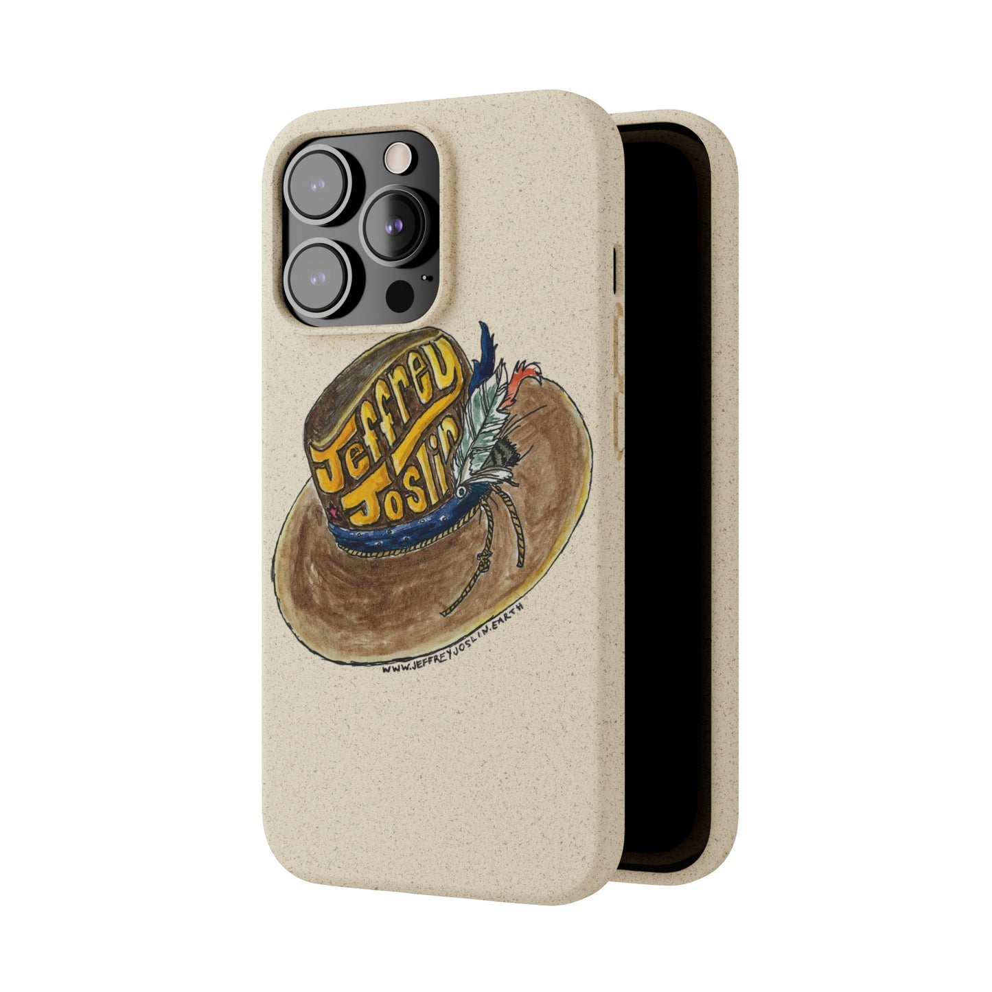 JJ Watercolor Hat Biodegradable Phone Cases