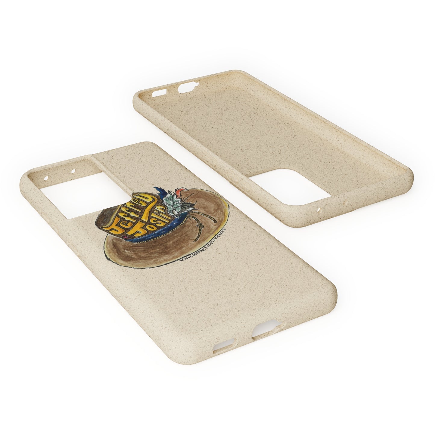 JJ Watercolor Hat Biodegradable Phone Cases