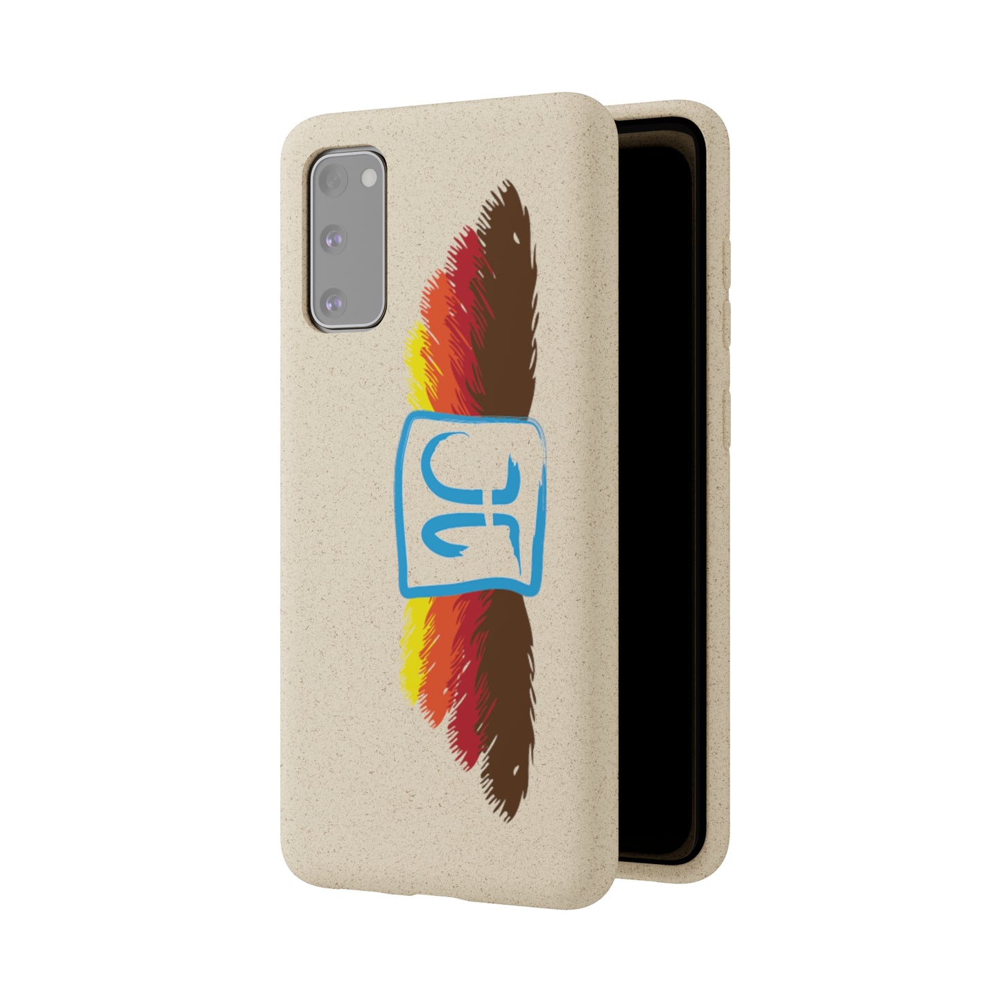 Jeffrey Joslin Feather Logo Biodegradable Phone Cases