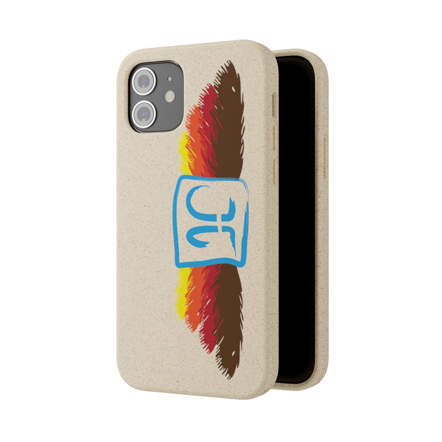 Jeffrey Joslin Feather Logo Biodegradable Phone Cases