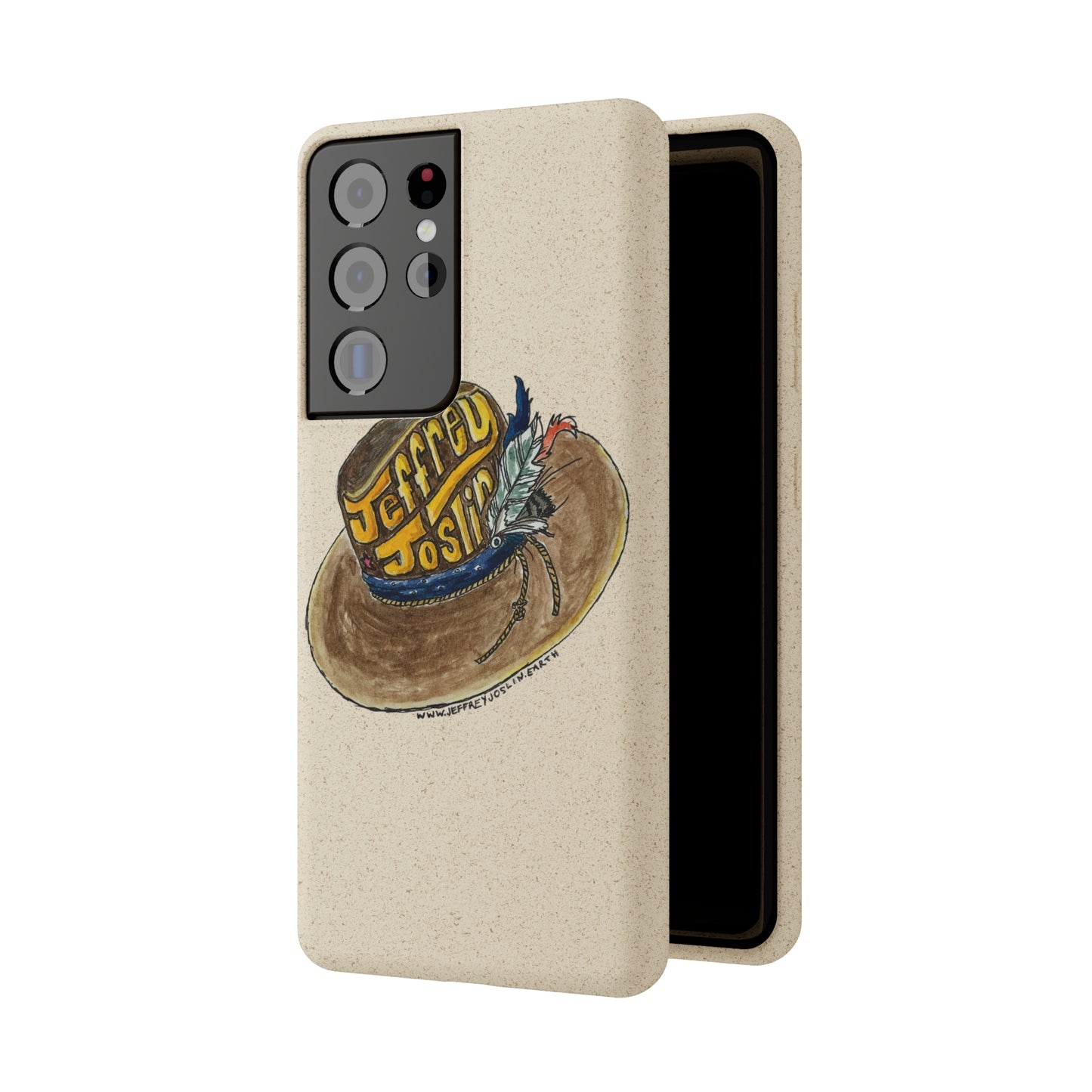 JJ Watercolor Hat Biodegradable Phone Cases