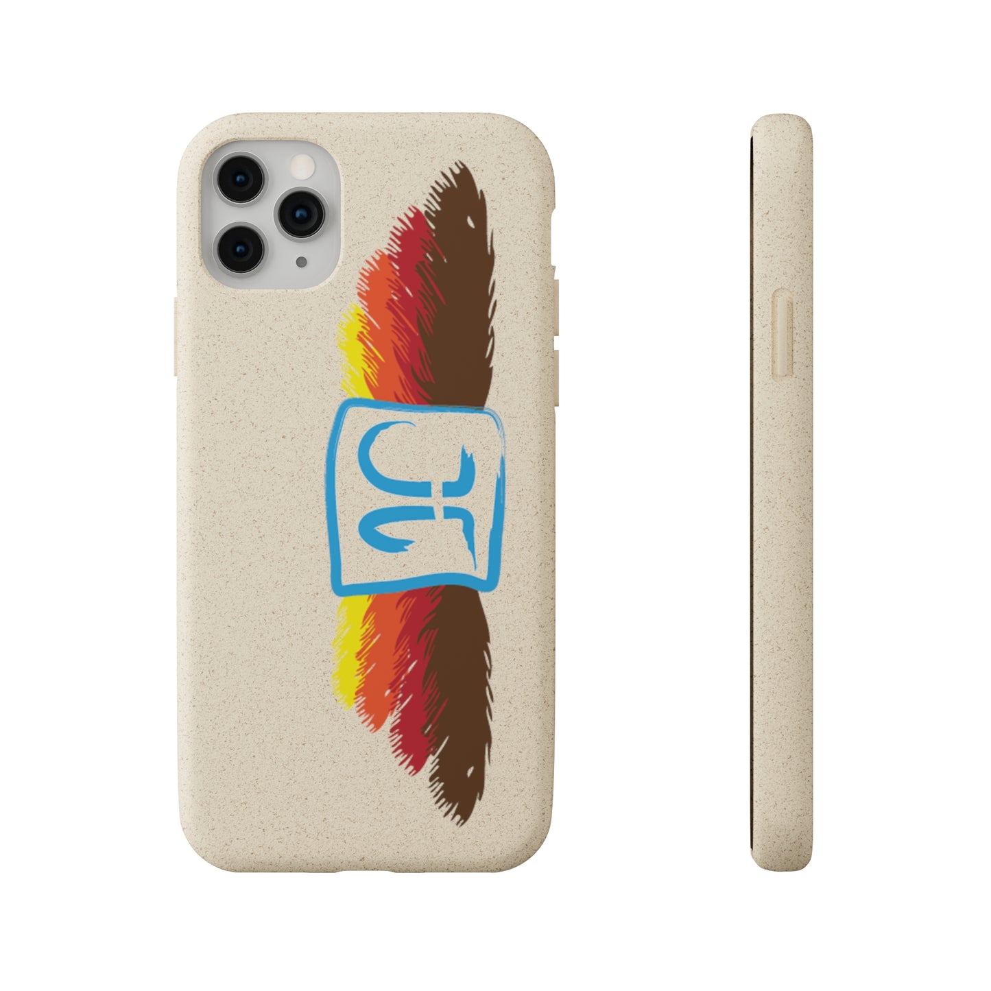 Jeffrey Joslin Feather Logo Biodegradable Phone Cases