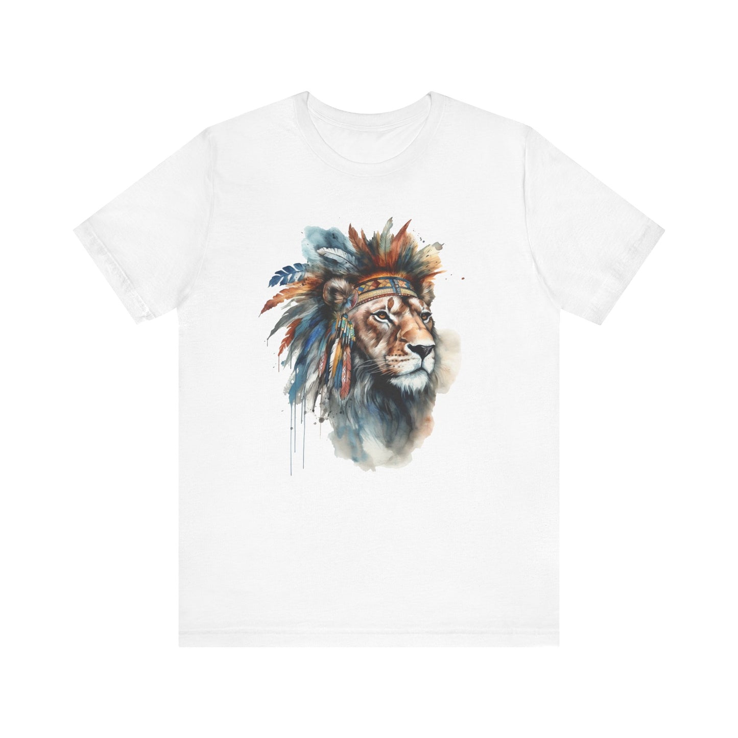 Native Lion Watercolor Tee