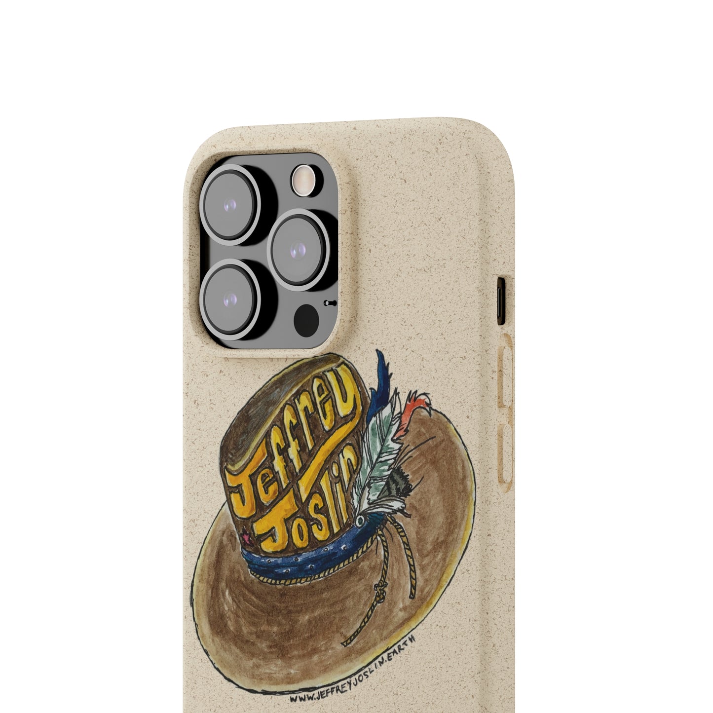 JJ Watercolor Hat Biodegradable Phone Cases